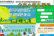 北京摇号申请条件_北京小客车指标怎么查询