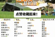 户外炊具箱怎么选_露营野餐必备清单
