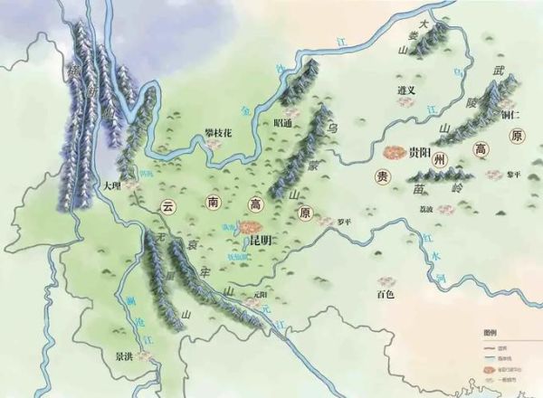 云贵高原在哪里_云贵高原海拔有多高