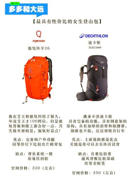 户外包怎么选_登山包哪个牌子好