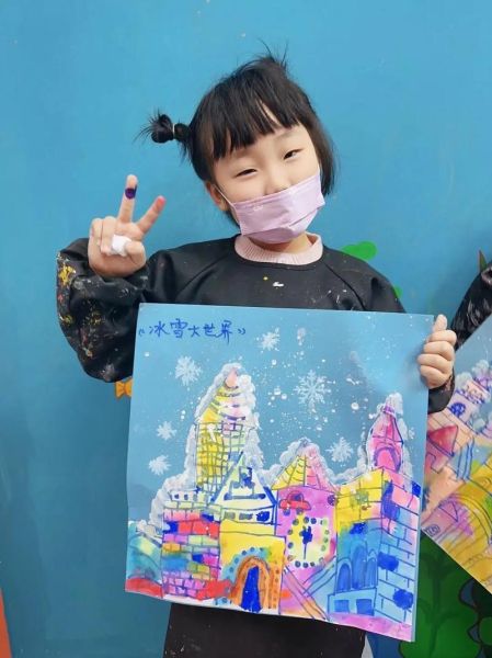 冰雪大世界怎么画_冰雪大世界绘画步骤