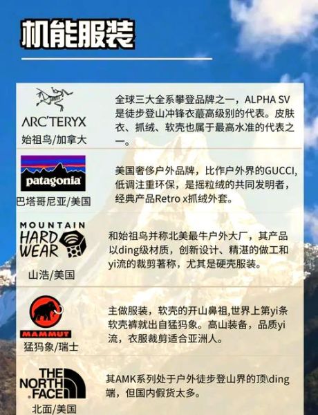 国内户外品牌排名_哪个牌子性价比高