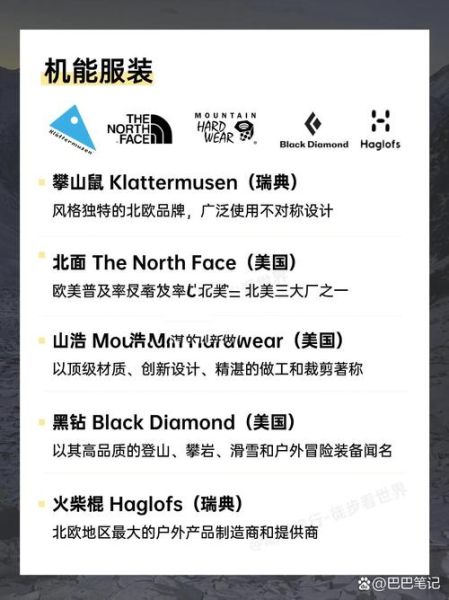 户外一线品牌有哪些_怎么选才靠谱