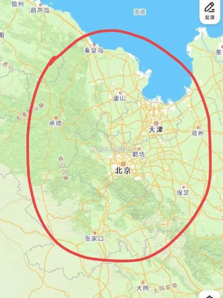 北京离哪个城市最近_北京周边最近的城市是哪里