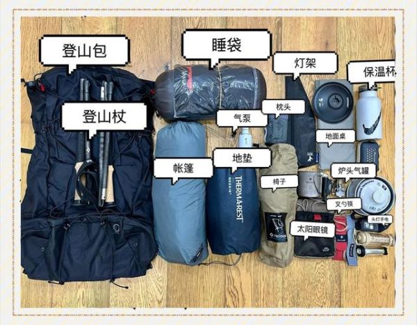 户外入门装备清单_新手第一次露营买什么