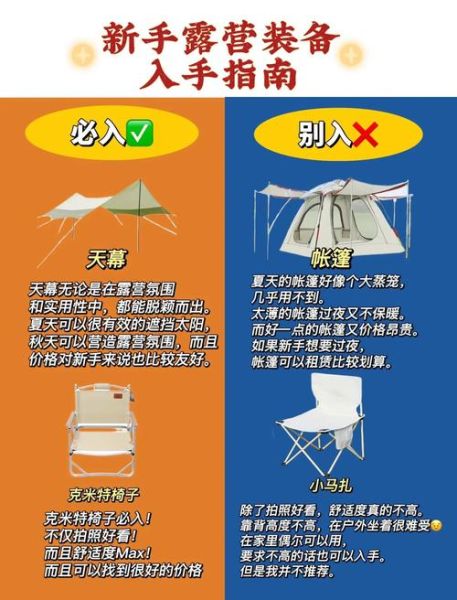 户外公园露营需要准备什么_新手露营注意事项