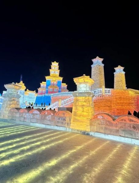 哈尔滨冰雪大世界冰雕什么时候去最好_冰雕拍摄技巧