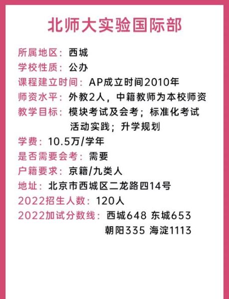 北京师范大学实验中学怎么样_如何报考