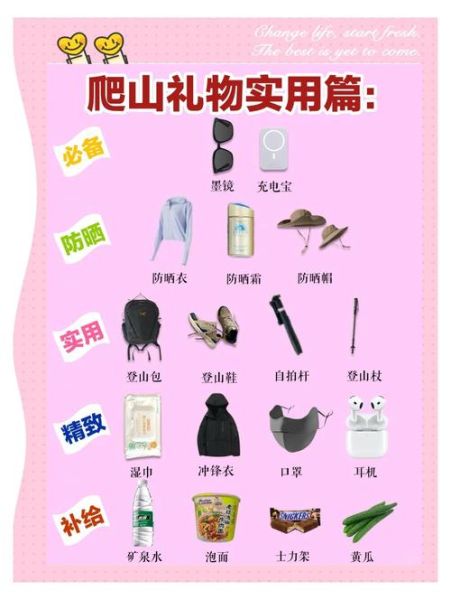 户外徒步装备清单_新手登山需要准备什么