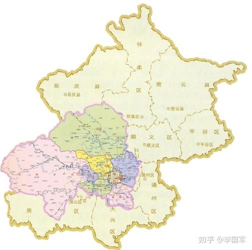 北京行政地图怎么划分_北京各区功能定位