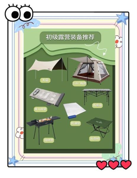 新手露营装备清单_户外露营过夜必备物品