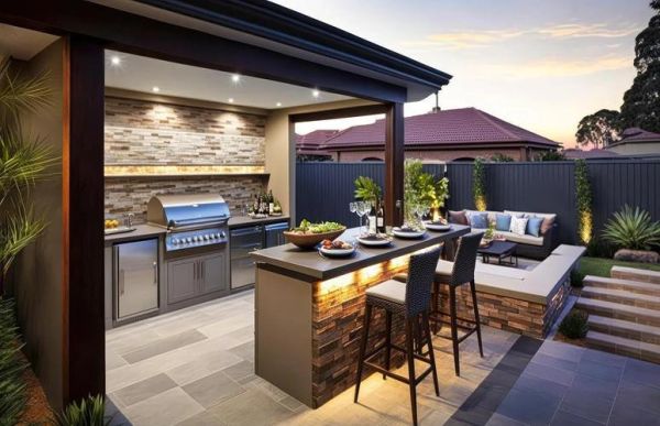 户外厨房设计要点_户外厨房装修预算