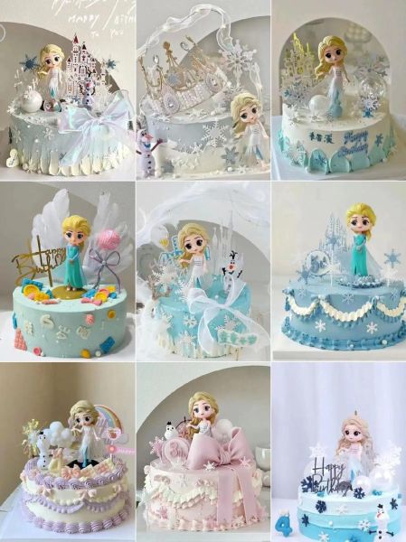 冰雪奇缘场景蛋糕怎么做_冰雪奇缘蛋糕多少钱