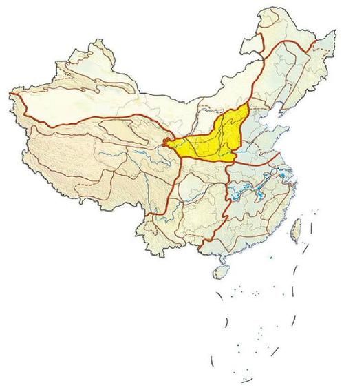 黄土高原在哪里_黄土高原手绘地图怎么画