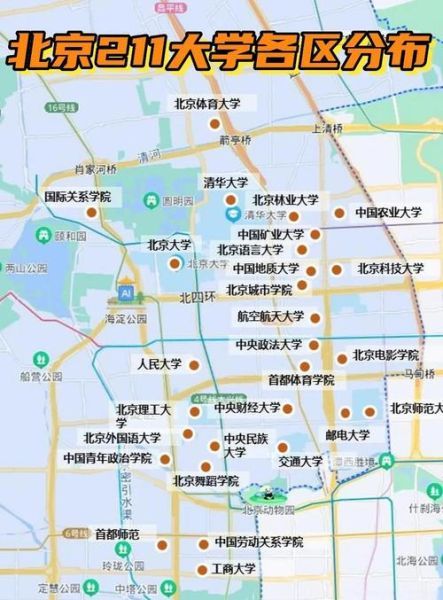 北京有哪些大学_北京高校分布图