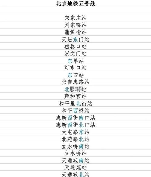 北京5号线首末班车时间_北京5号线换乘攻略