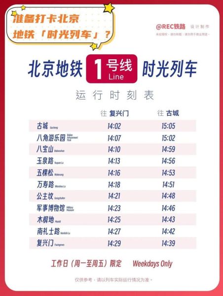 北京地铁1号线首末班车时间_北京地铁1号线换乘站有哪些