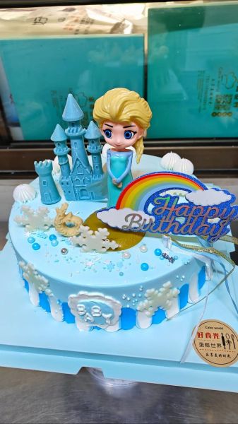 冰雪王后蛋糕多少钱_怎么做家庭版