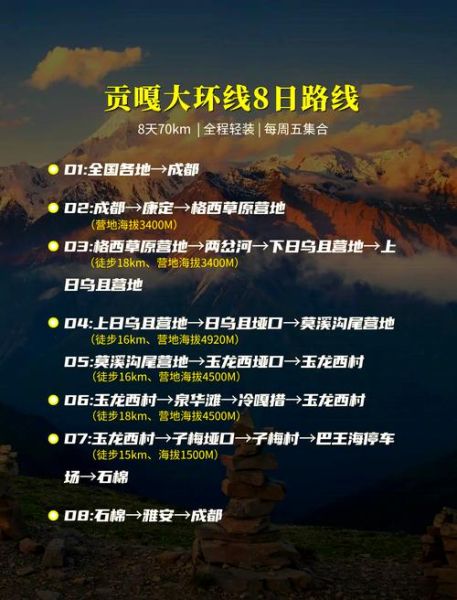 贡嘎徒步最佳时间_贡嘎环线几天走完