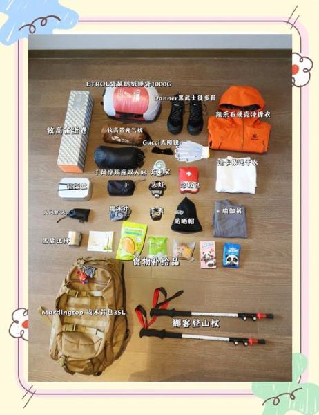 徒步户外装备清单_新手该买哪些