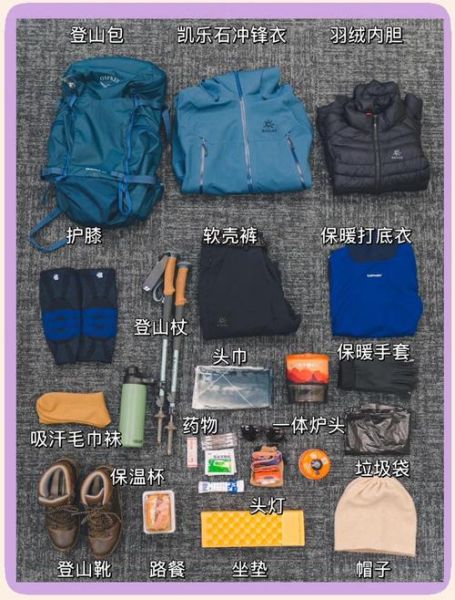 徒步户外装备清单_新手该买哪些