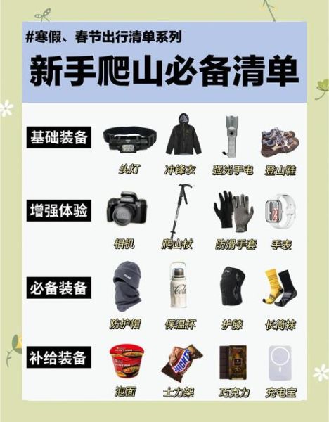 巅峰户外装备推荐_新手必看攻略