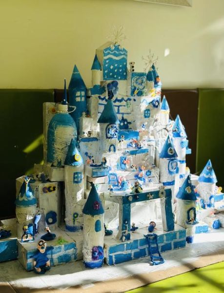 冰雪城堡门头设计_冰雪城堡门头用什么材料